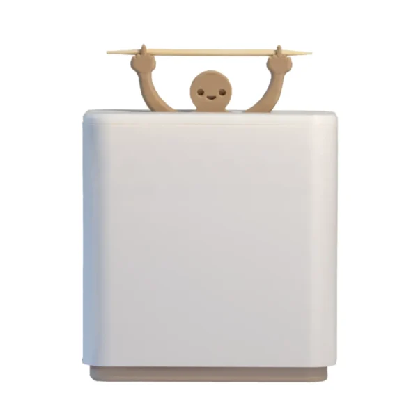 Prikkie Brutaal - Tandenstoker Dispenser Vernieuwde Versie - Sneeuwwit